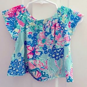 Lilly Pulitzer top baby girl